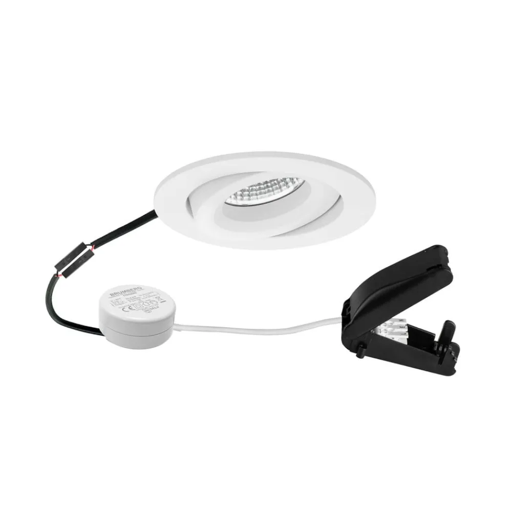 BB34 RC driver rund tilslutningsdåse struktureret hvid^BRUMBERG Clearance