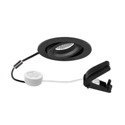 BRUMBERG Indbygningsspots>BB34 RC driver rund tilslutningsboks struktureret sort