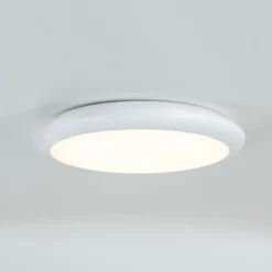 BRUMBERG Gavan LED-loftslampe, IP65, hvid Ø32cm