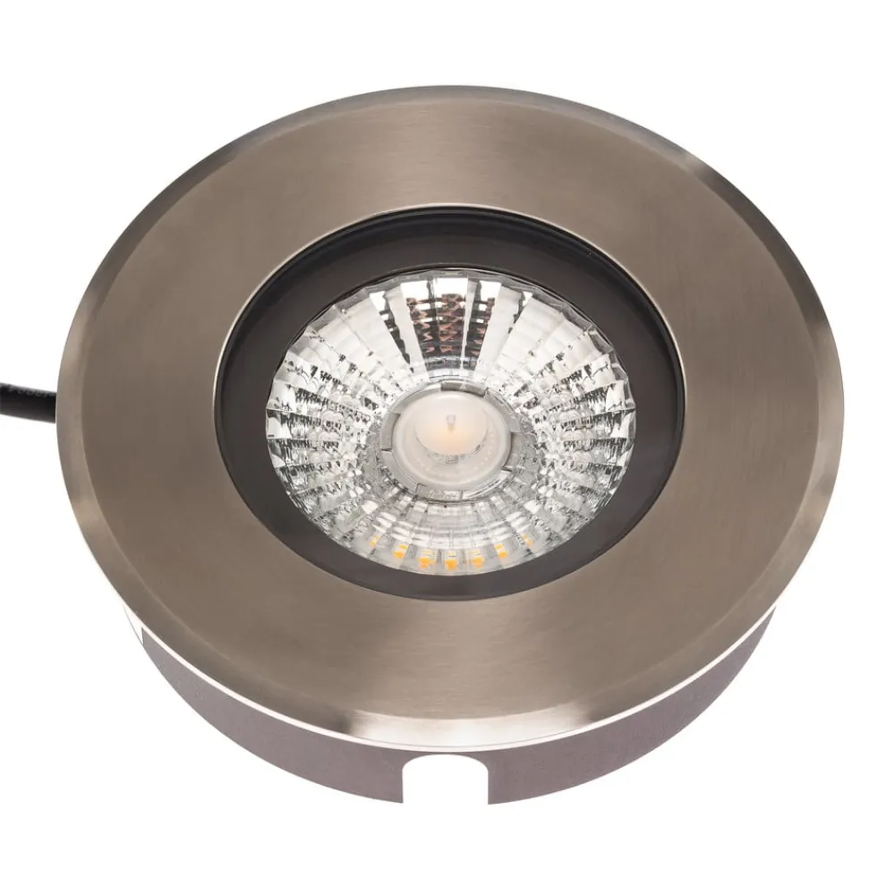 BRUMBERG Nedgravet Udebelysning|Udendørs Spot>Hybride Flat LED-gulvlampe til indbygning, 15 cm