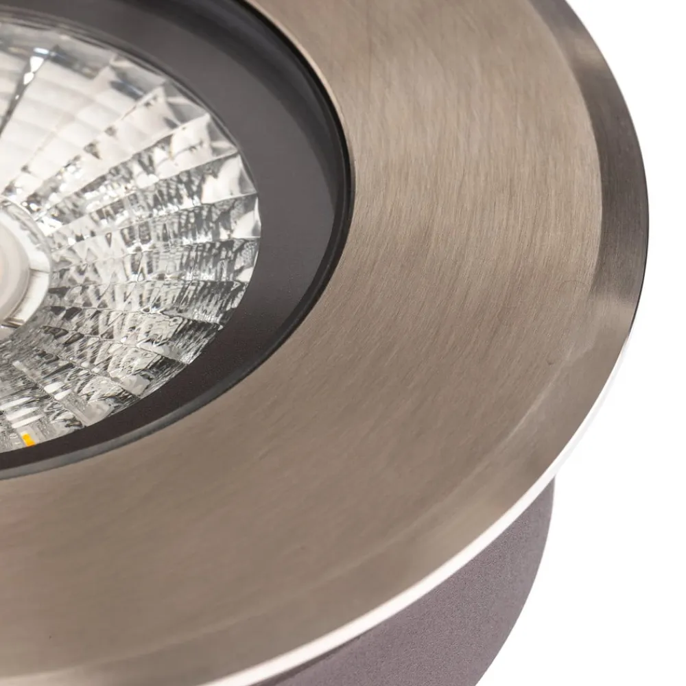 BRUMBERG Nedgravet Udebelysning|Udendørs Spot>Hybride Flat LED-gulvlampe til indbygning, 15 cm