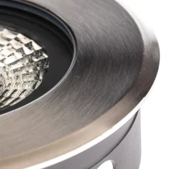 BRUMBERG Hybride Flat LED-gulvlampe til indbygning, 13 cm