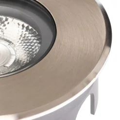 Hybride Flat LED-gulvlampe til indbygning, 11 cm^BRUMBERG Online