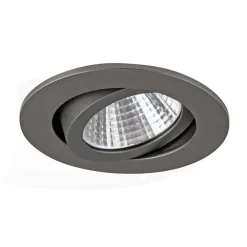BRUMBERG Loftlamper>indbygningsspot IP65 rund, kobles, titan