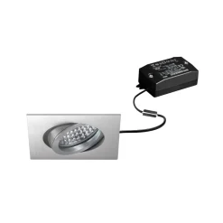 BRUMBERG Indbygningsspots>LED indbygningsspot Tirrel-S, on/off, mat aluminium