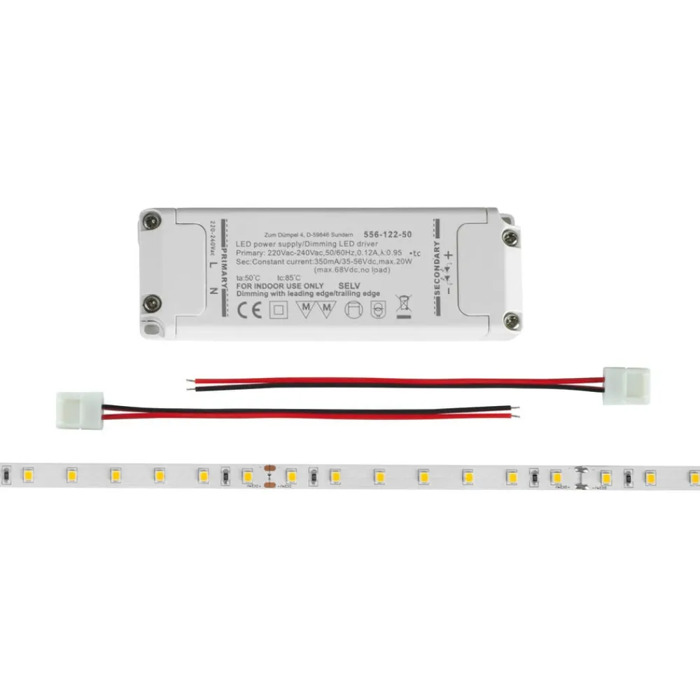 BRUMBERG QualityFlex LED-stripsæt 5m 24W 4.100K
