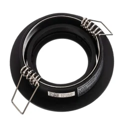 BRUMBERG Tirrel R forsænket loftspot, rund, sort