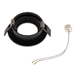 BRUMBERG Tirrel R forsænket loftspot, rund, sort