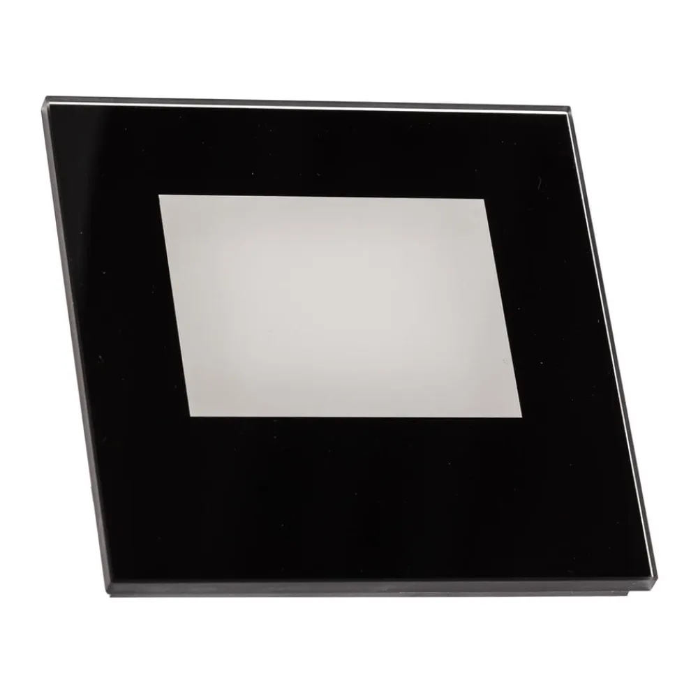 BRUMBERG Indbygningsspots>Wall Kit68 indbygning, flad, kantet, sort