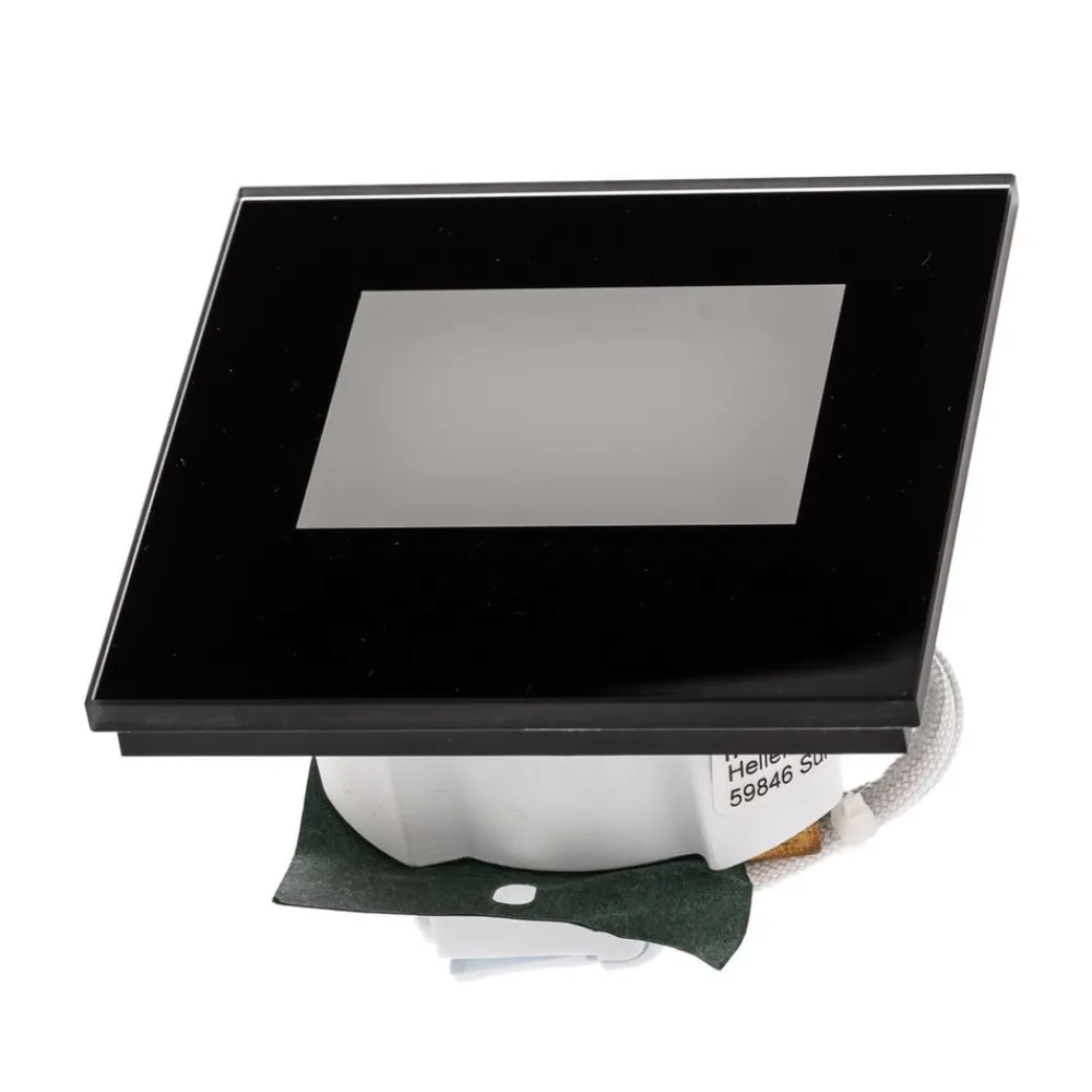 BRUMBERG Indbygningsspots>Wall Kit68 indbygning, flad, kantet, sort