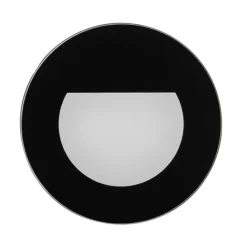 BRUMBERG Indbygningsspots>Wall Kit68 lampe flad rund sort