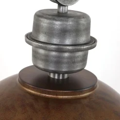 Brun hængelampe Bikkel XXL i industridesign^Steinhauer Outlet