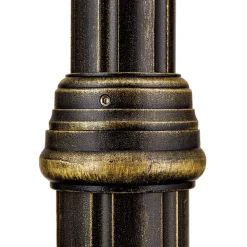 Brun lygtepæl Fabio, m. én lyskilde 211 cm^ORION New