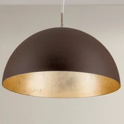 ORION Brun-gylden pendellampe Nerry