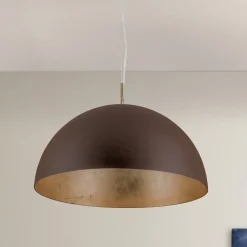 ORION Brun-gylden pendellampe Nerry