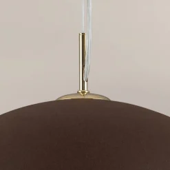 ORION Brun-gylden pendellampe Nerry