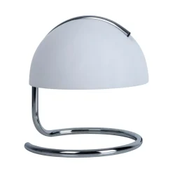 Näve Burano bordlampe, hvid, højde 25 cm, glas/metal, E27