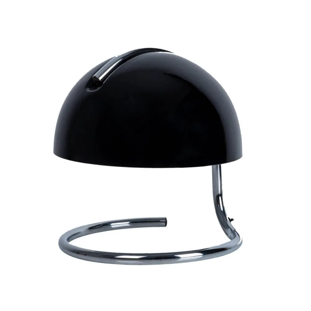 Burano bordlampe, sort, højde 25 cm, glas/metal, E27^Näve Sale