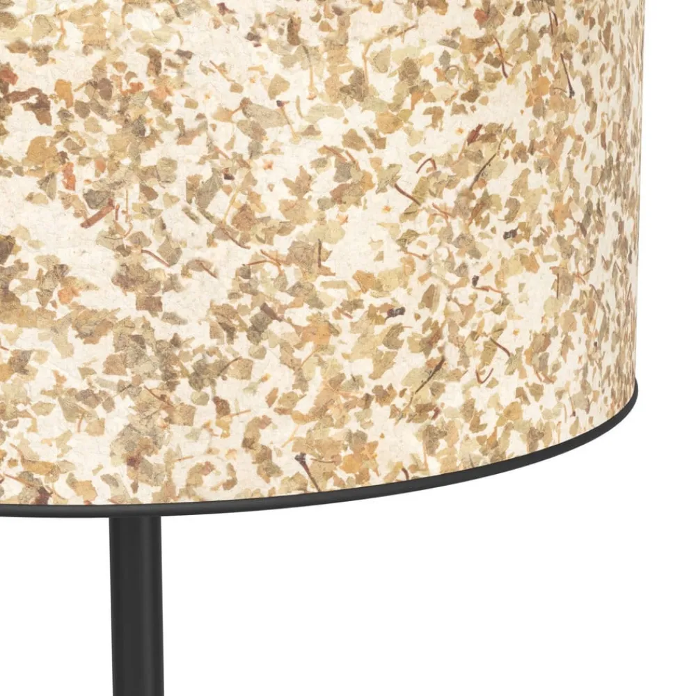 EGLO Gulvlamper>Butterburn gulvlampe, højde 162 cm, beige/grøn, metal/stof