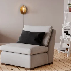 By Rydéns Aruba væglampe, guld