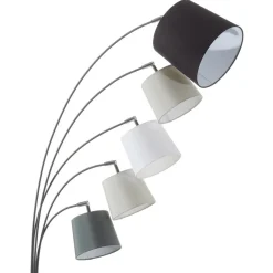 Foggy gulvlampe, 5 skærme, sort^By Rydéns Hot