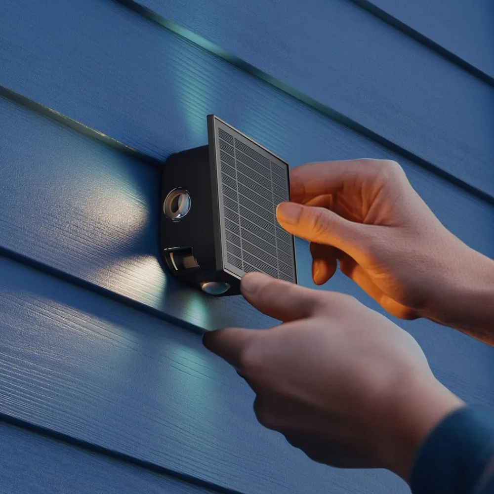 Altamura udendørs LED-væglampe, indirekte, sort^Calex New