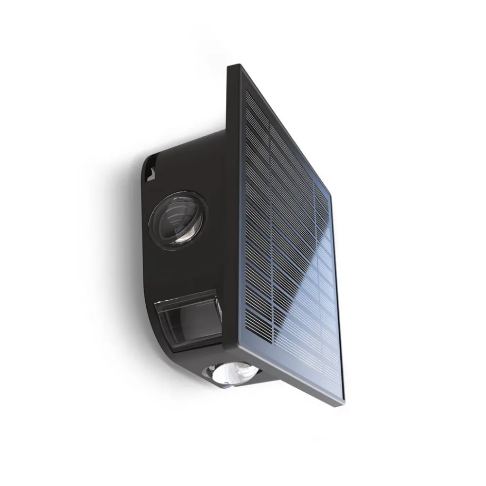 Altamura udendørs LED-væglampe, indirekte, sort^Calex New