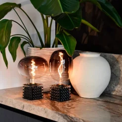 Calex Boden LED-globe E27 5 W filament dæmpes, grå