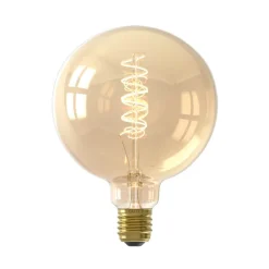 E27 G125 3,8 W LED-filament flex guld 821dim^Calex Discount