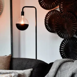 Calex Kalmar Top topforspejlet E27 6 W sort Ø20cm