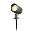 Calex LED udendørs spotlight, jordspyd, stik, sort, 2.700 K