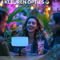 Calex LED-bordlampe, IP44, trækafbryder