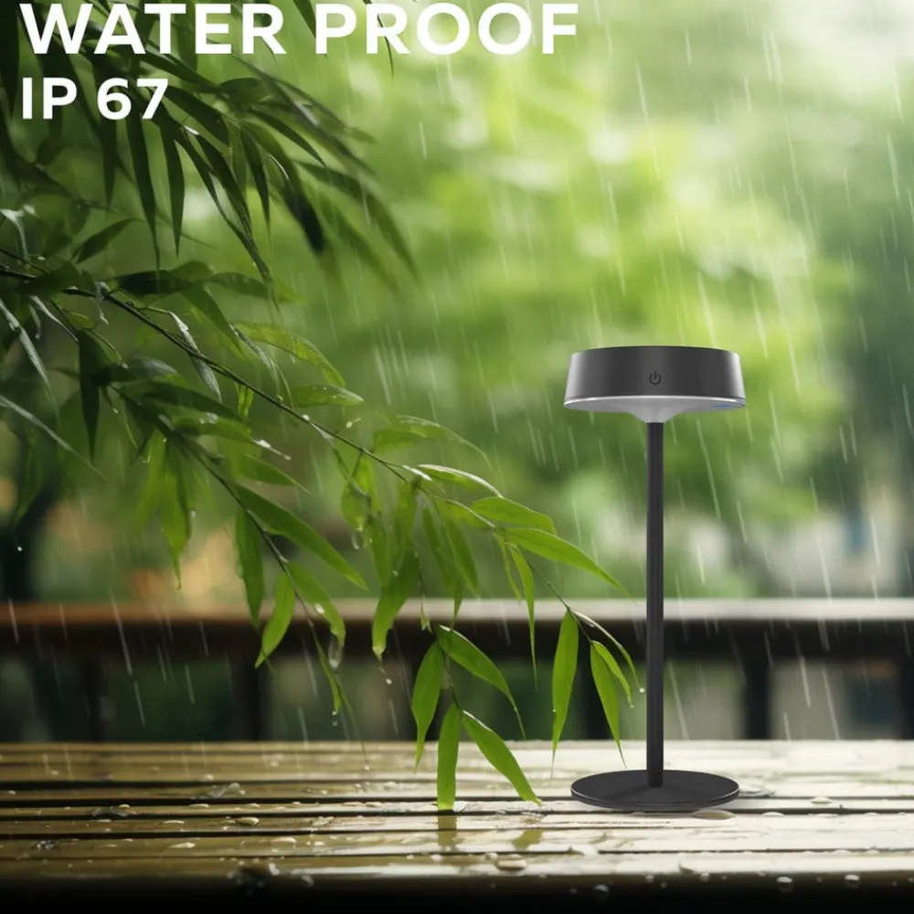 Calex LED-bordlampe Parma, dæmpbar, sort