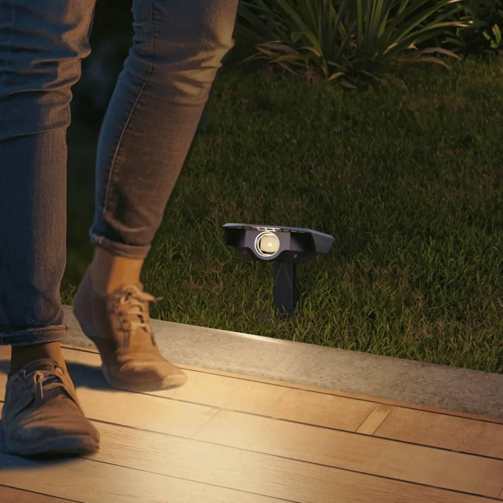 LED-spot med jordspyd Padoa, 2-pak, sort^Calex Clearance