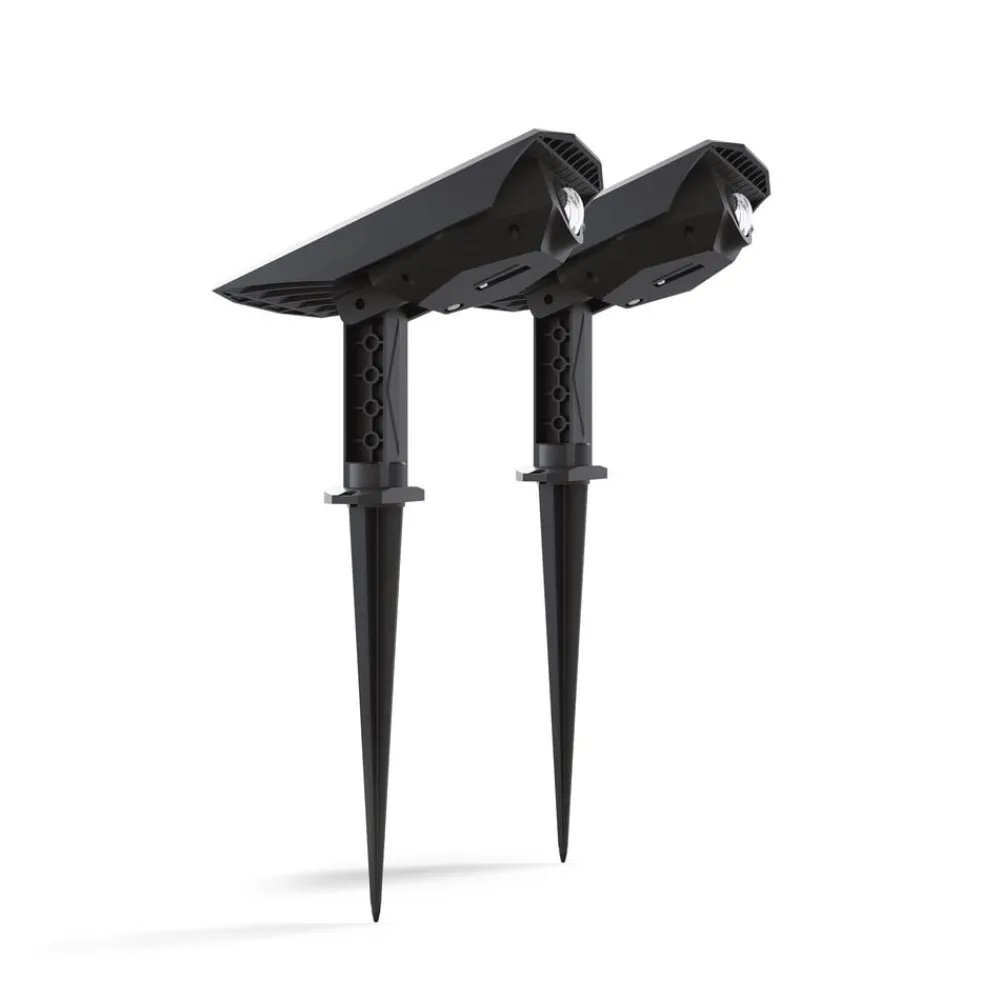 LED-spot med jordspyd Padoa, 2-pak, sort^Calex Clearance