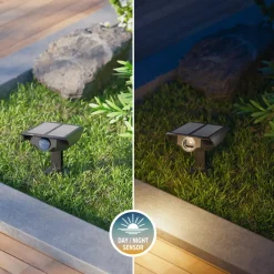 LED-spot med jordspyd Padoa, 2-pak, sort^Calex Clearance