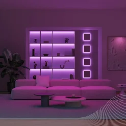 LED-strip Vibey, længde 2 m, USB, fjernbetjening, RGBIC, CCT^Calex Clearance