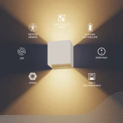 Calex Væglampe Med Sensor|Terrassebelysning><noscript><img width=