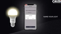 Calex Smart E14 B35 stearinlys 4,9W 1800-3000K dæmpbar guld