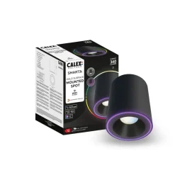 Calex Smart Halo Spot LED loftspot, sort