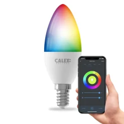 Calex Smart LED stearinlys E14 B35 4,9W CCT RGB