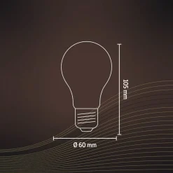 Calex Smart LED-filamentpære E27 A60 7W Filament CCT