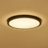 Calex Gang|Loftlamper>Smart LED-loftlampe HALO Ø 30 cm sort IP54 RGB CCT