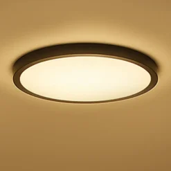 Calex Loftlamper|Loftlamper>Smart LED-loftlampe HALO Ø 40 cm sort IP54 RGB CCT