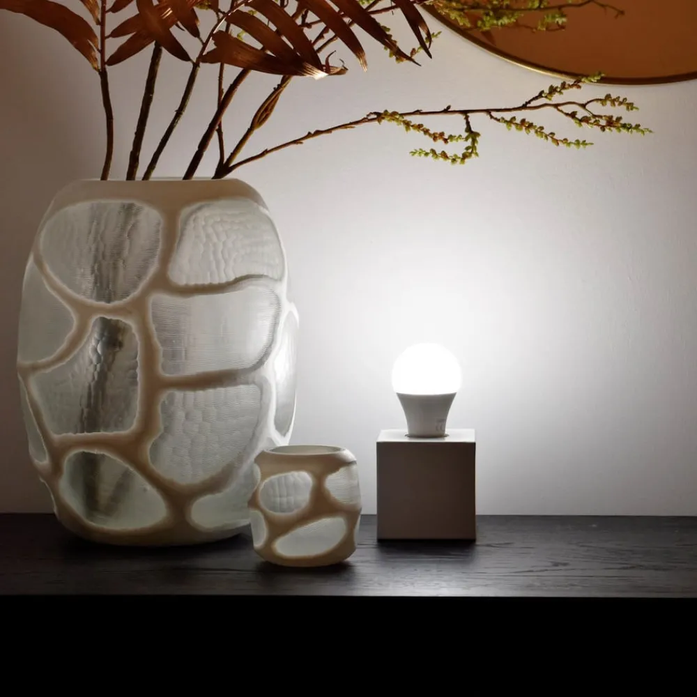 Calex Smart LED-pære E27 A60 9,4W CCT RGB sæt med 2 stk