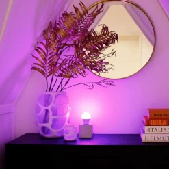 Calex Smart LED-pære E27 A60 9,4W CCT RGB sæt med 2 stk