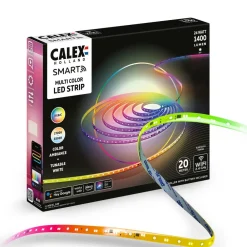Calex Smart LED-strip, længde 20 m, RGB, CCT fjernbetjening