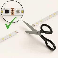 Calex Smart LED-strip, længde 30 m, RGB, CCT fjernbetjening