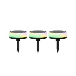 Smart Outdoor Ground Spot, CCT RGB 3 lyskilder.^Calex Discount