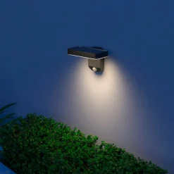 Calex Smart Outdoor solcellelampe til vægmontering, sensor, RGBW